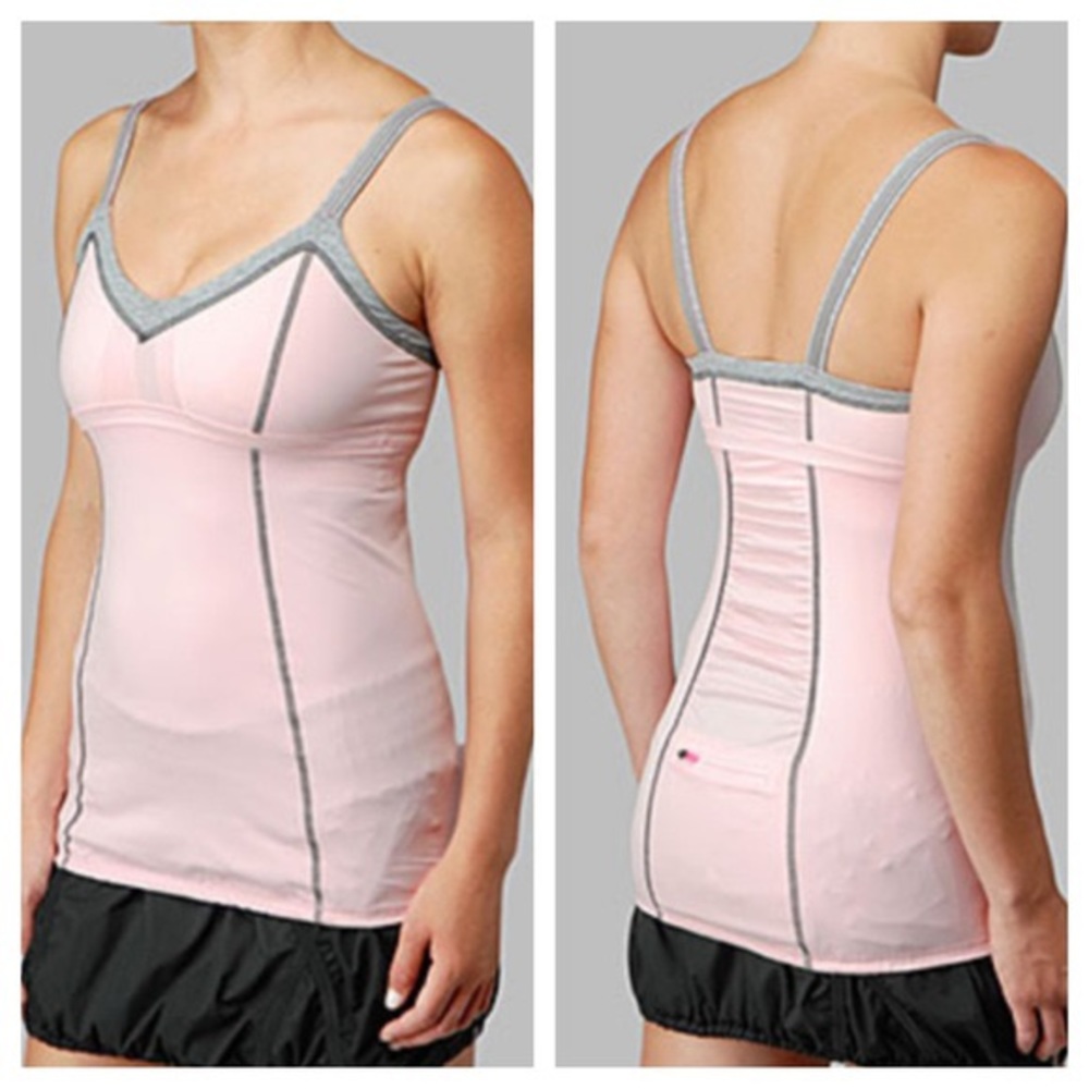 Lululemon Light Up Tank Top in Petal Pink, Size 6